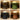 image of 4 Stoneware Chalices; Graphite, Speckled Gold, Brown and Light Green