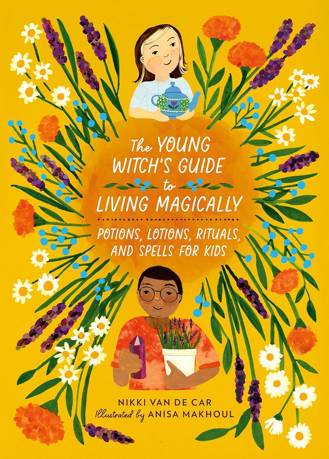 book cover of 'The Young Witch's Guide to Living Magically'