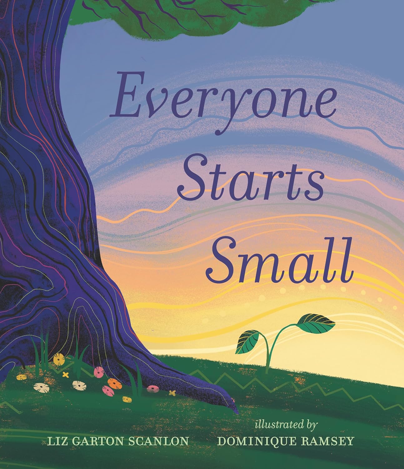 book cover for Everyone Starts Small