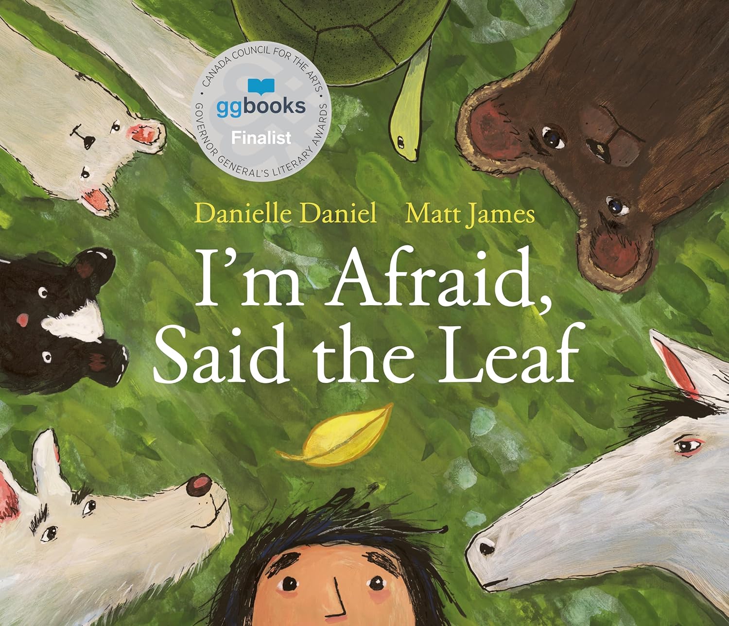 book cover for I'm Afraid, Said the Leaf