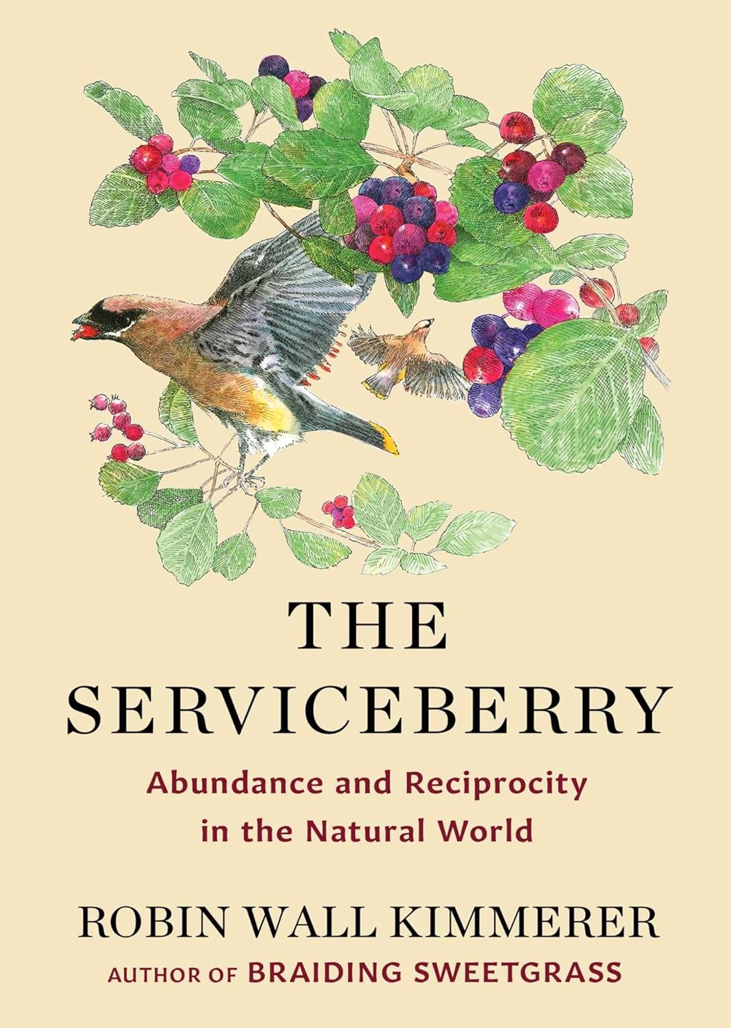 book cover for The Serviceberry