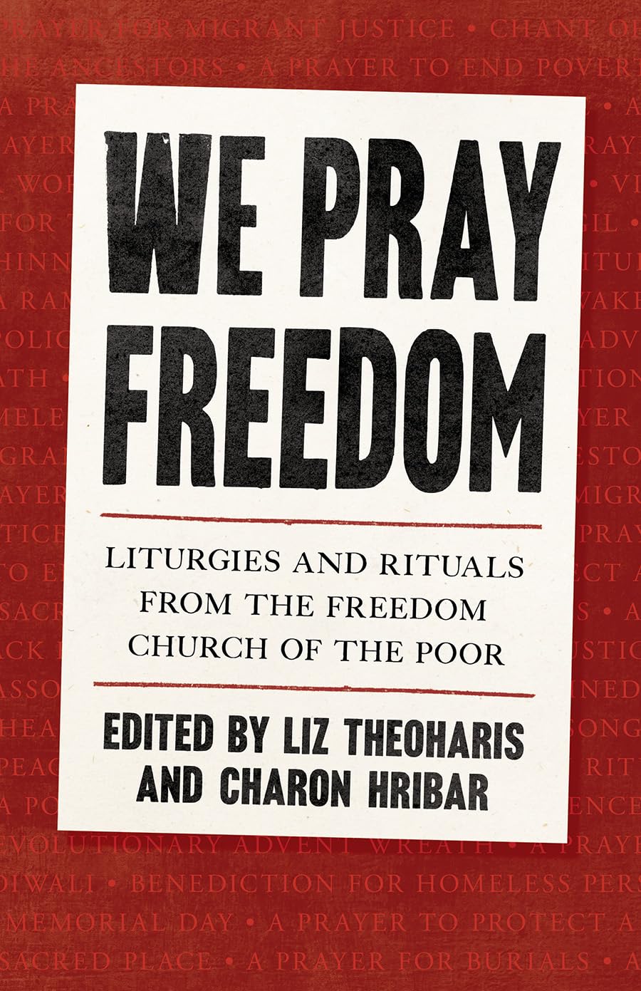 book cover for We Pray Freedom