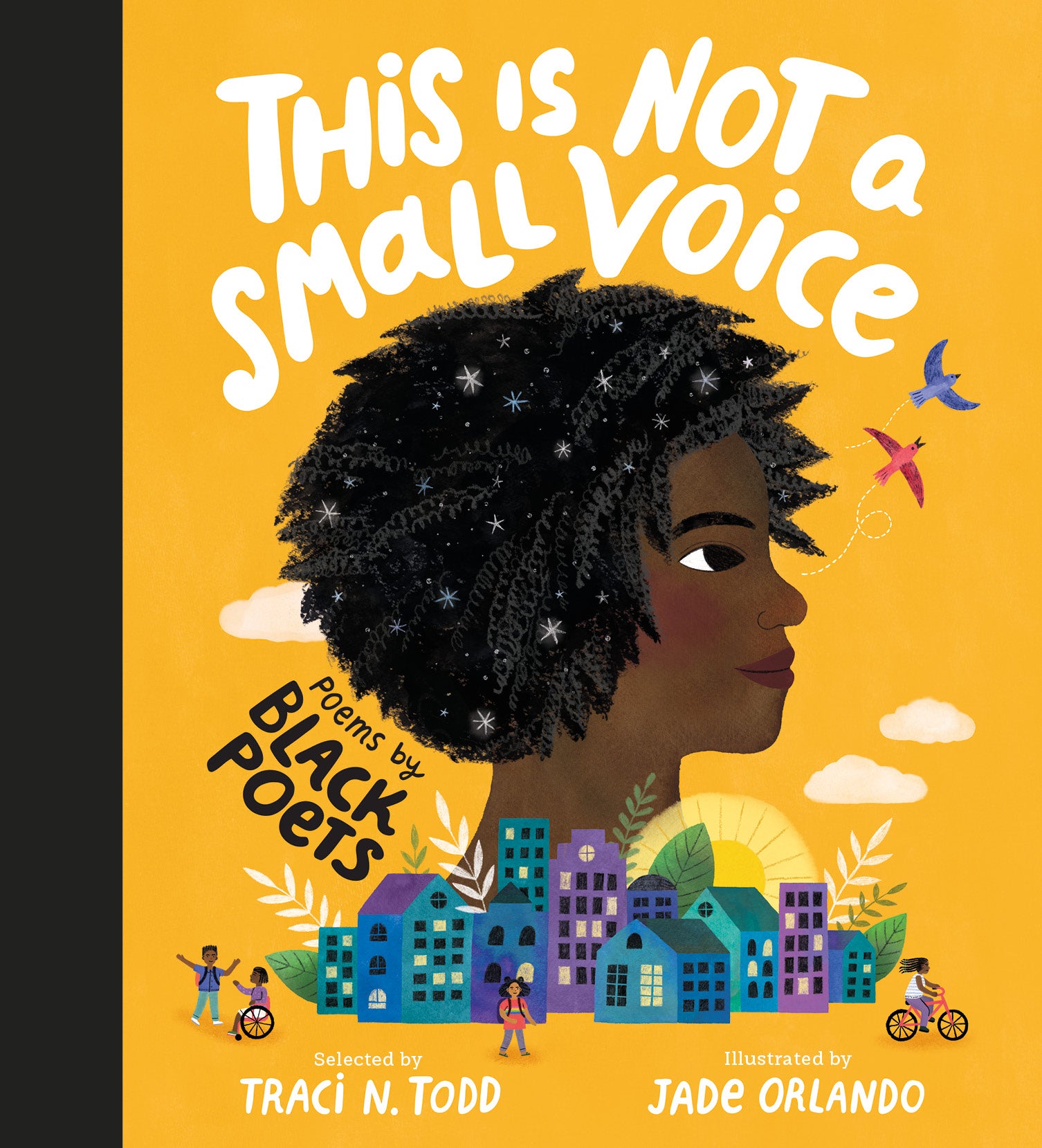 book cover for this is not a small voice