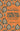 Book cover of 'Strong Ground' by Brené Brown with decorative patterns on an orange background