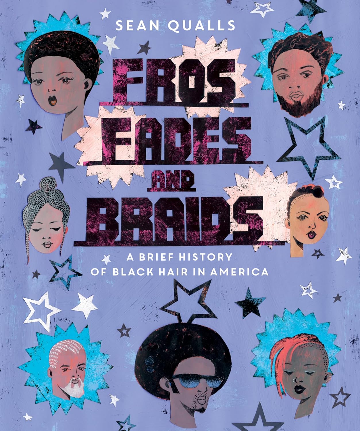 book cover for Fros, Fades, and Braids
