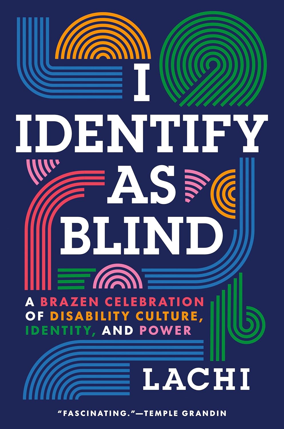 book cover for I Identify As Blind