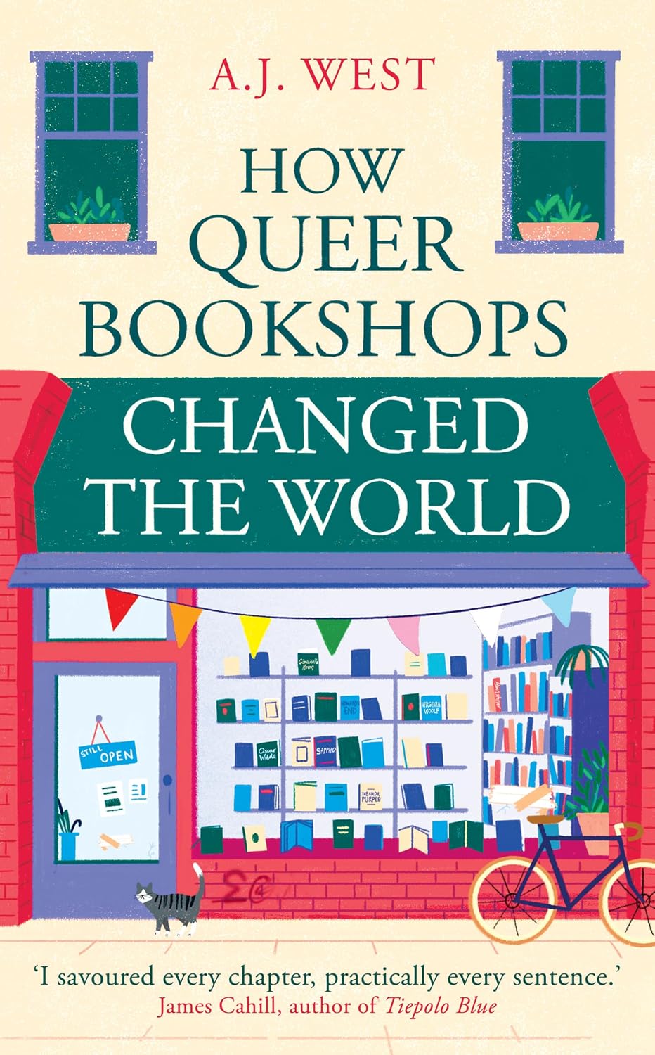 book cover for 'How Queer Bookshops Changed the World'
