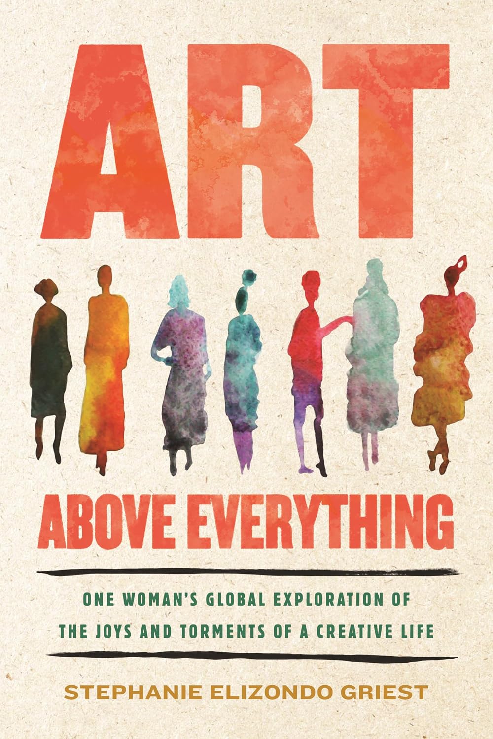 book cover for 'Art Above Everything' paperback