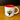 image of white Love Chalice Mug, inside: orange