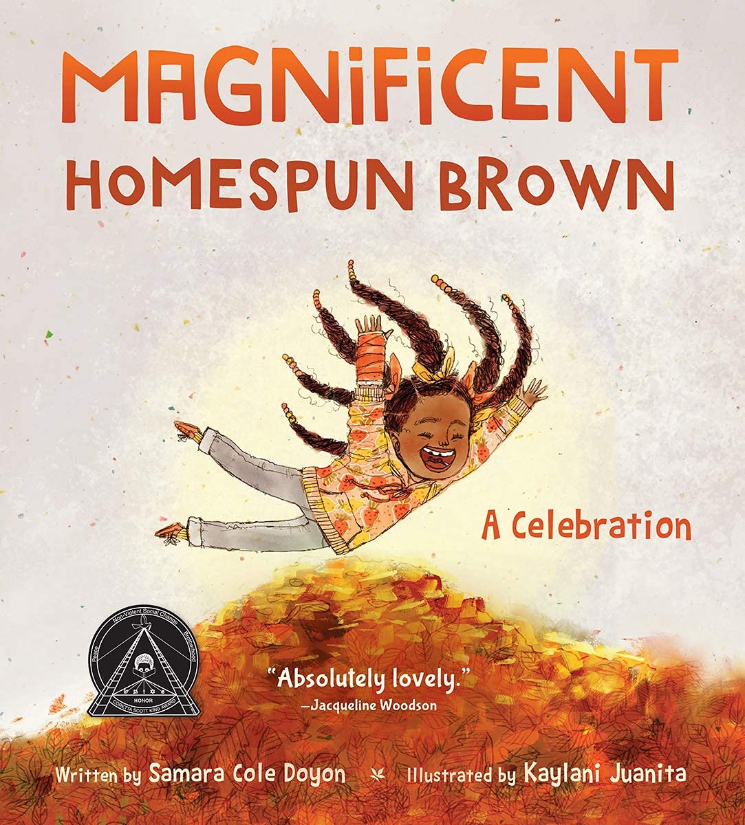 book cover for 'Magnificent Homespun Brown'