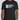 front image of person wearing 'trans joy is sacred' standard cut t-shirt