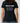 back image of person wearing 'trans joy is sacred' fitted t-shirt