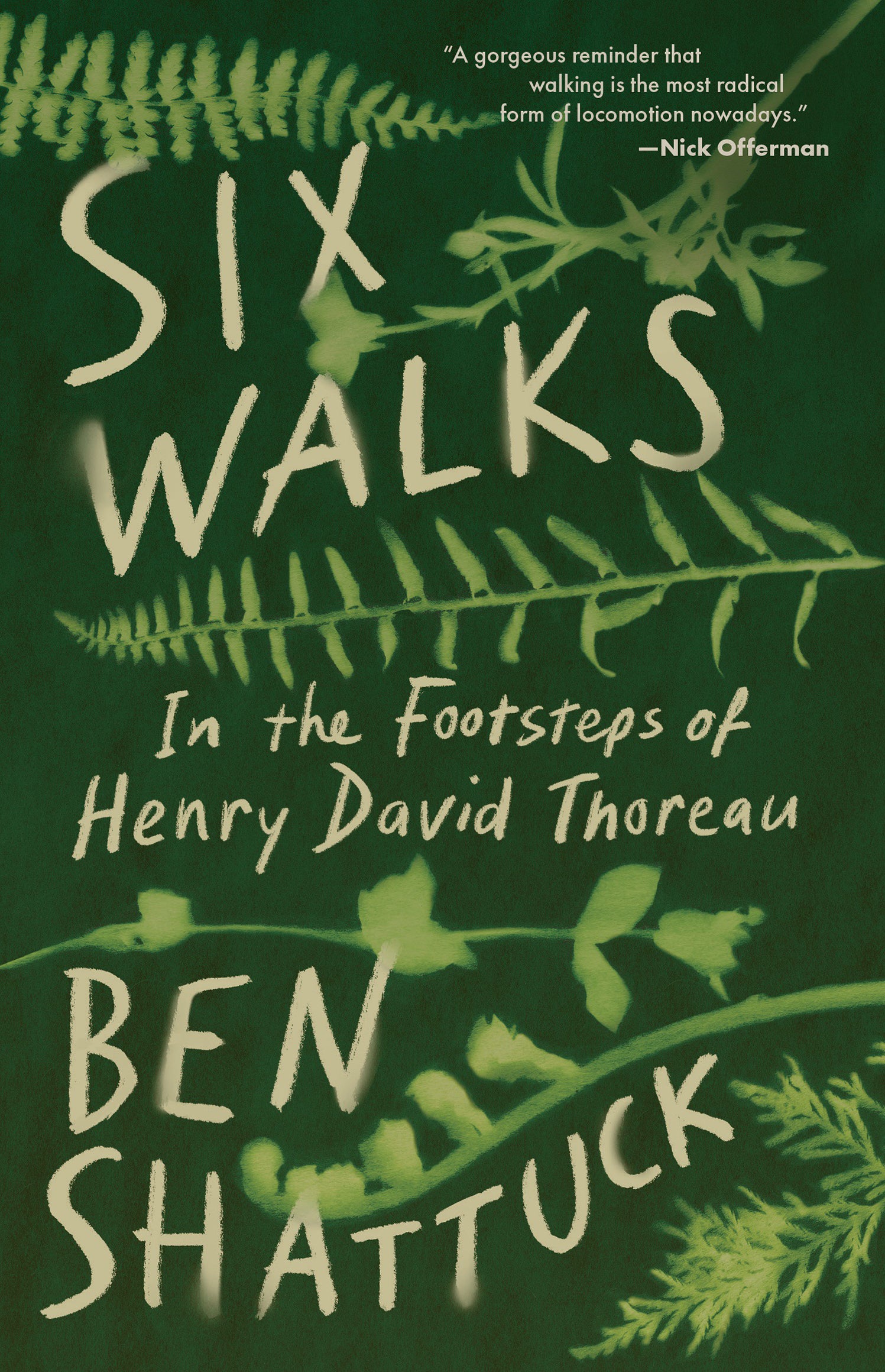 book cover for 'Six Walks'